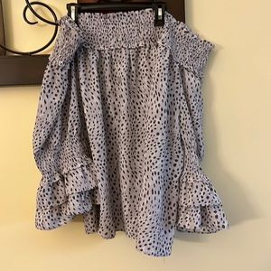 Versona off the shoulder top, long sleeve